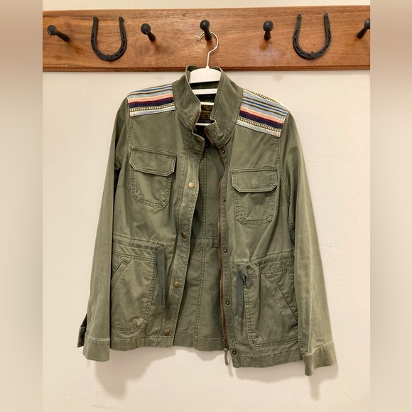 Lucky Brand Jackets & Blazers - Lucky Brand Green Utility Jacket Size Small